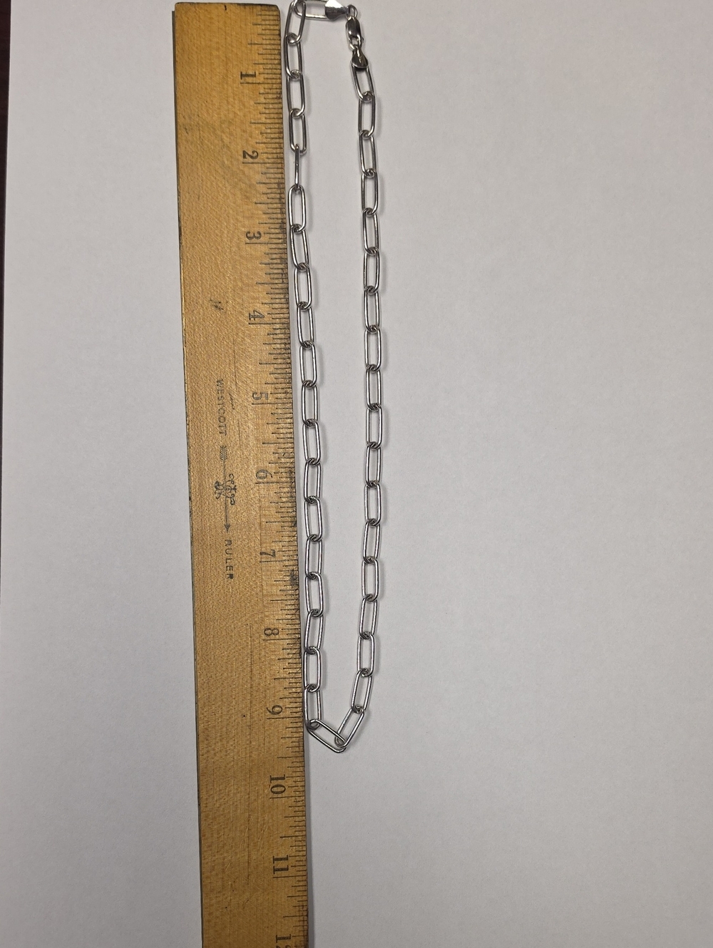 Silver Link Chain Necklace